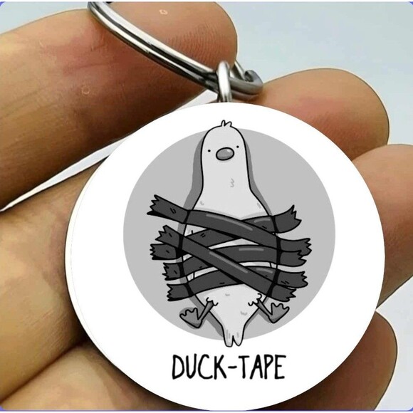 Dinosmore Cute Smore Dinosaur Pun Art Dinosaur Food Snack Stainless Keychain - Picture 1 of 1